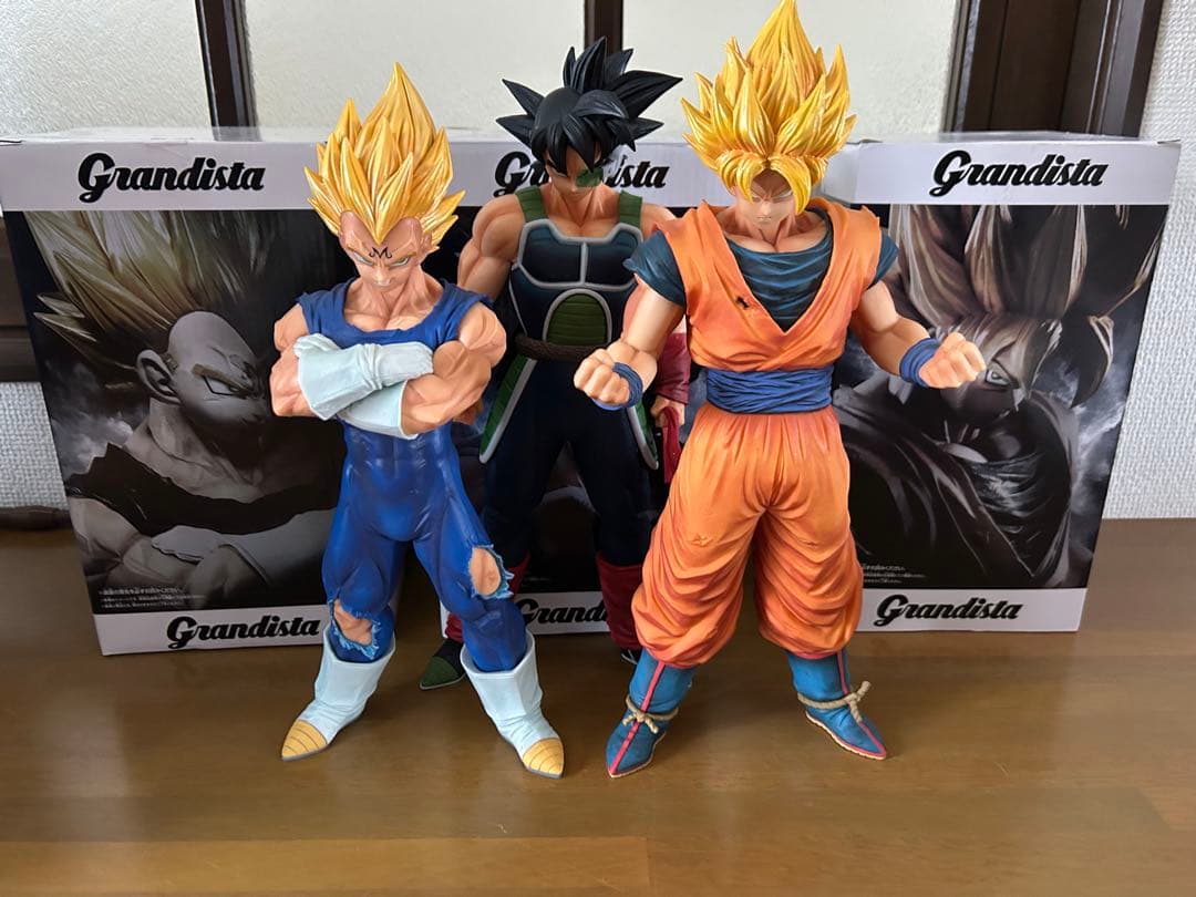 Grandista 孫悟空、ベジータ、バーダックフィギュア