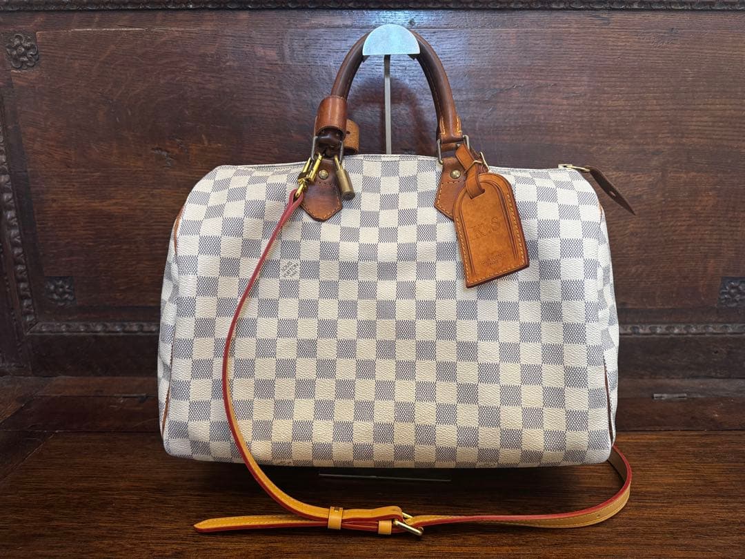 LOUIS VUITTON ダミエアズール　スピーディ35 パドロック