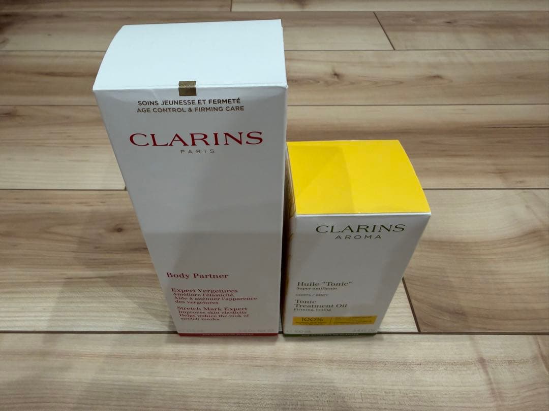 新品未使用 CLARINS ボディクリーム 175ml ボディオイル100ml ボディ オイル リラックス / クラランス(ボディオイル, ボディケア)の