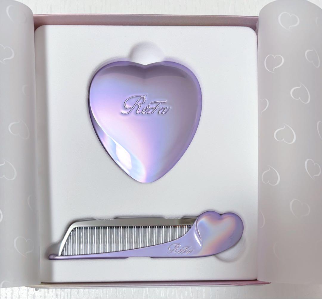 ReFa ハートコーム ミラー セット シルキーパープル