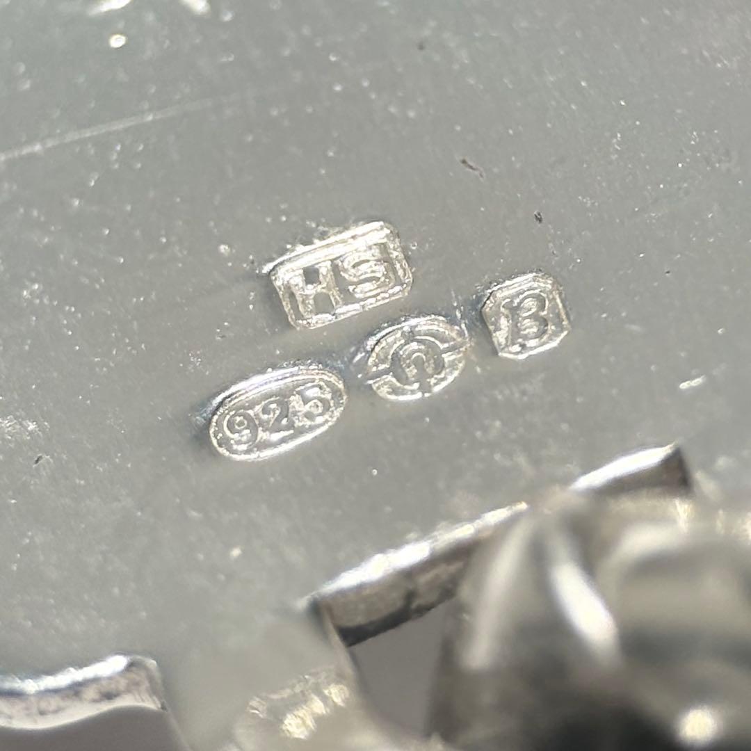 イギリス 1976年製 英国 ヴィンテージ IDブレスレット シルバー925