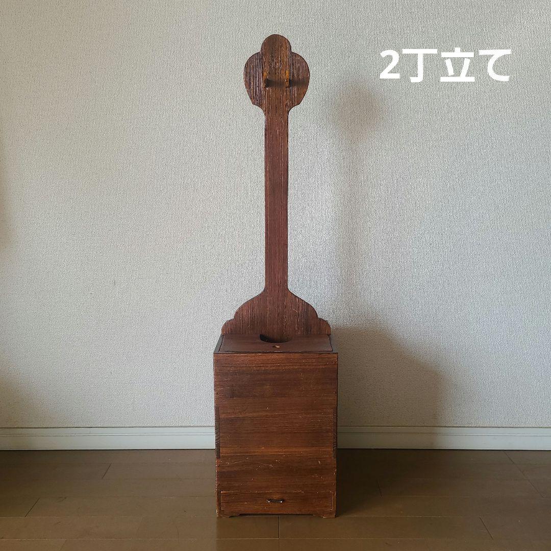 三味線 桐の立て箱 2丁立て 三味線スタンド - メルカリ