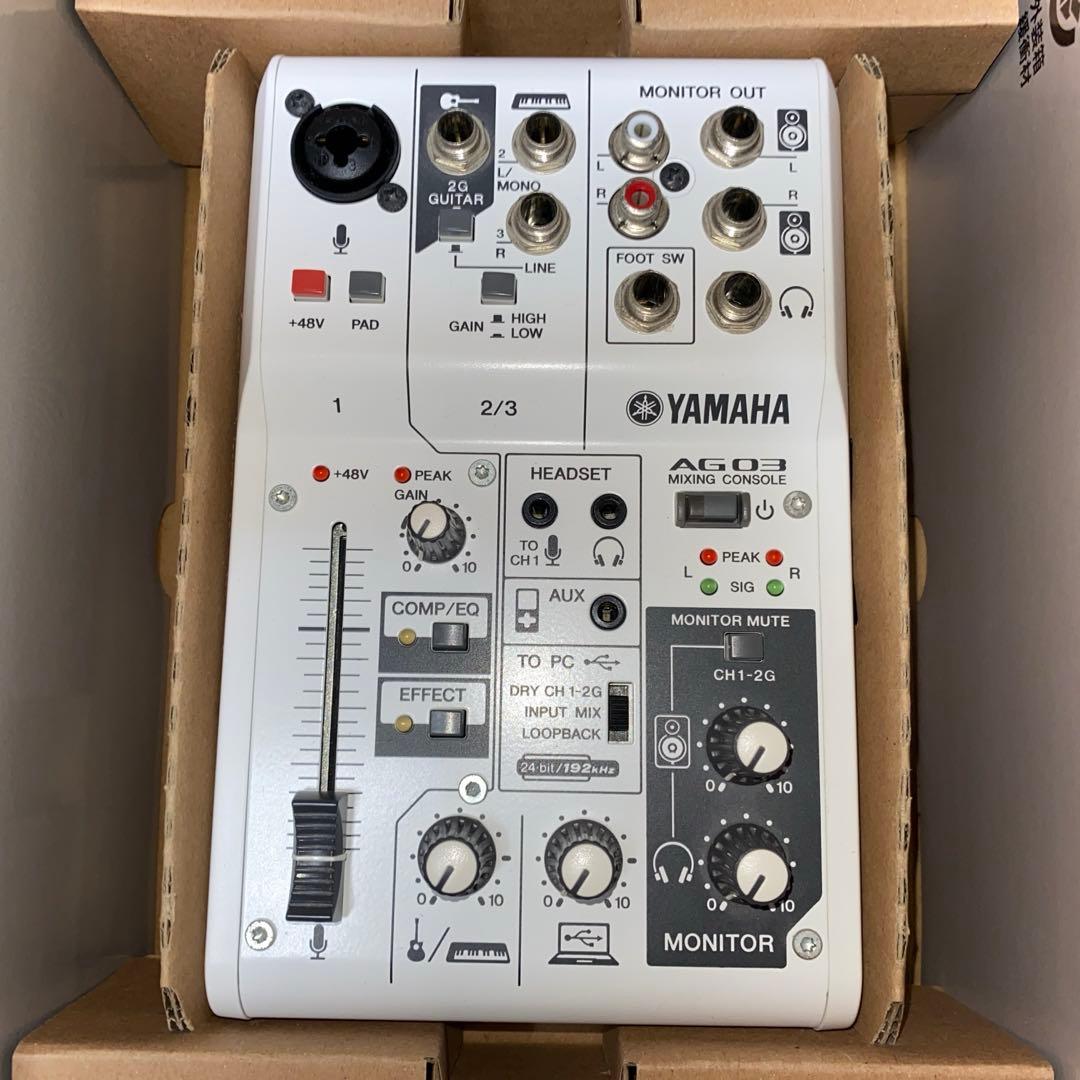 YAMAHA AG03 (無印) ミキシングコンソール - メルカリ