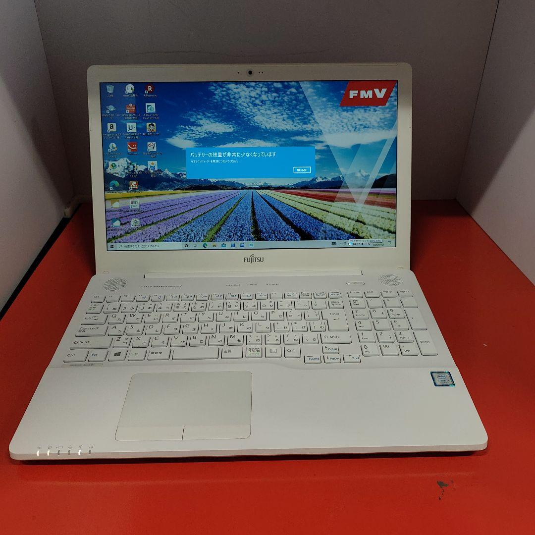 富士通 爆速SSD Windows11 ノートパソコン 極美品