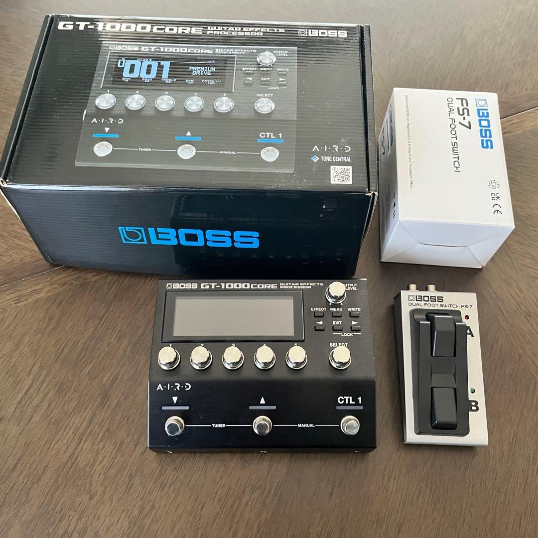 BOSS GT-1000CORE FS-7付属