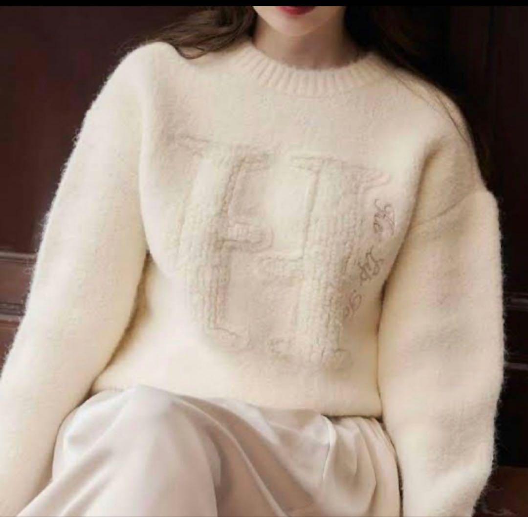 トップス H Boa Logo Knit Pullover
