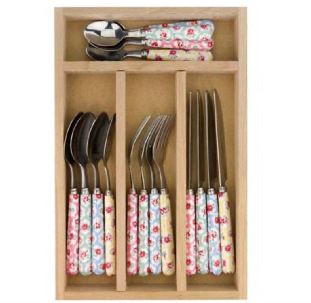Cath Kidston キャスキッドソン カトラリーセット 16点