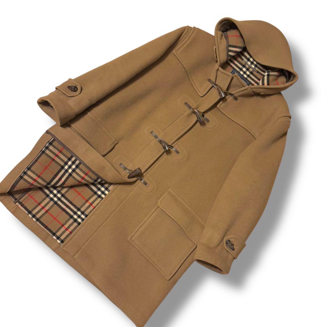 【美品】BURBERRY バーバリー ダッフルコート 英国製 ノバチェック XL