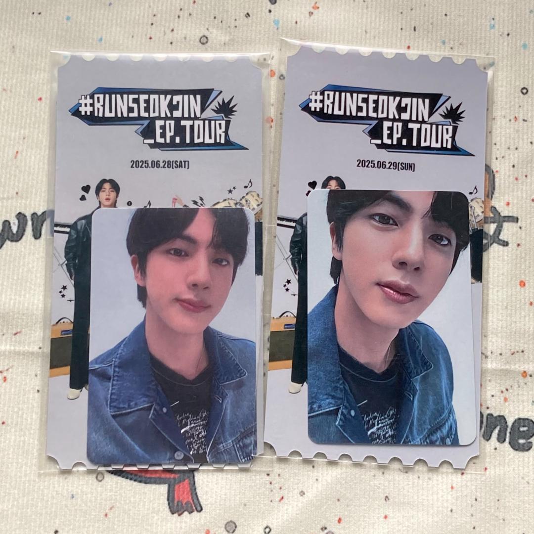 BTS 6/28/29 RUNSEOKJIN_EP.TOUR ジン トレカ2枚 - メルカリ