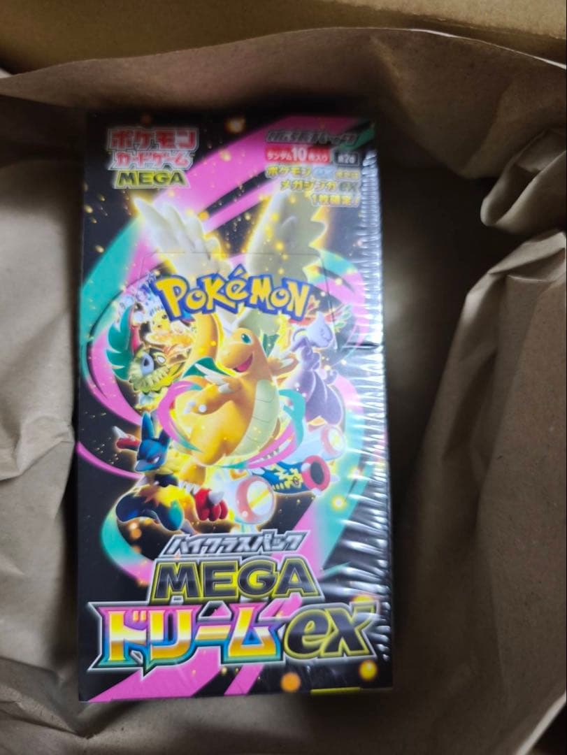 ポケセン産　ポケモンカードゲーム MEGA ドリームex シュリンク付き