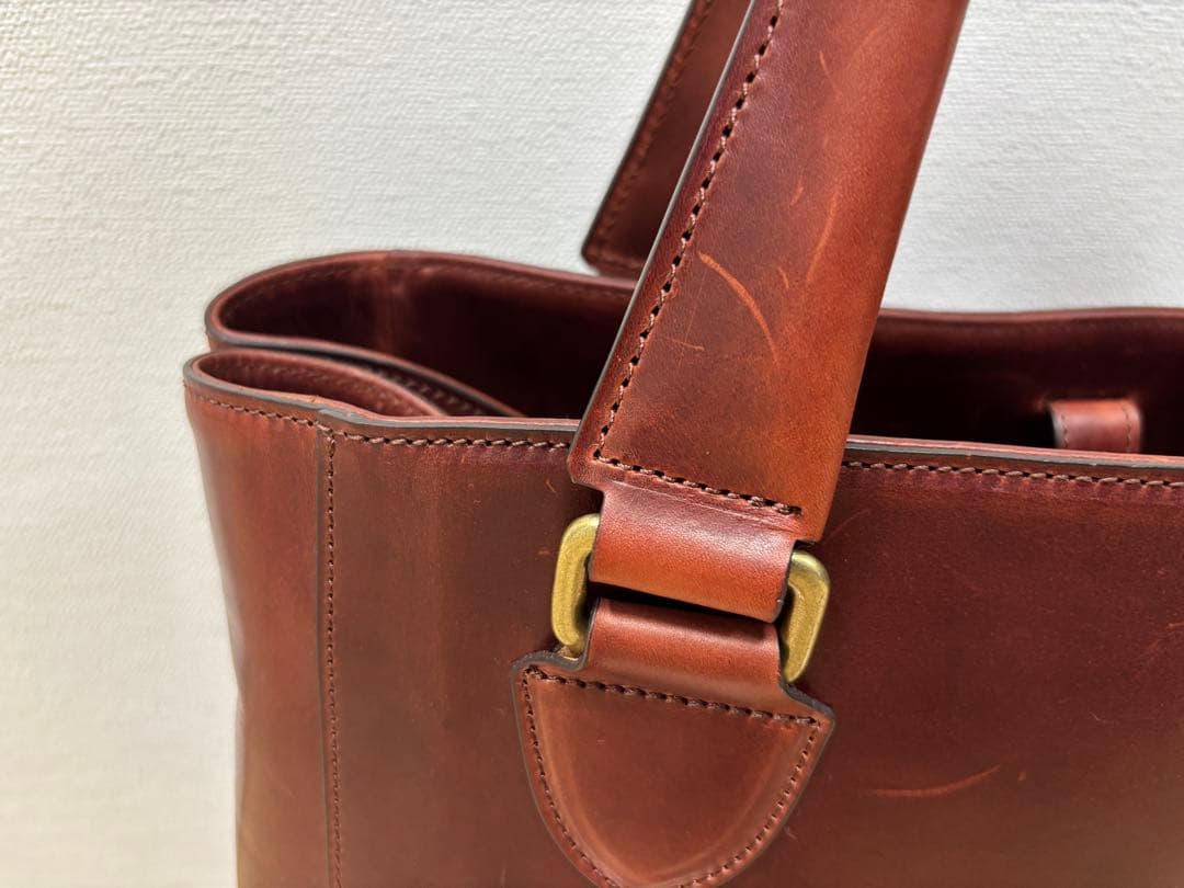 GANZO（ガンゾ）GUDオープントートバッグ ボルドー ボルドー - メルカリ