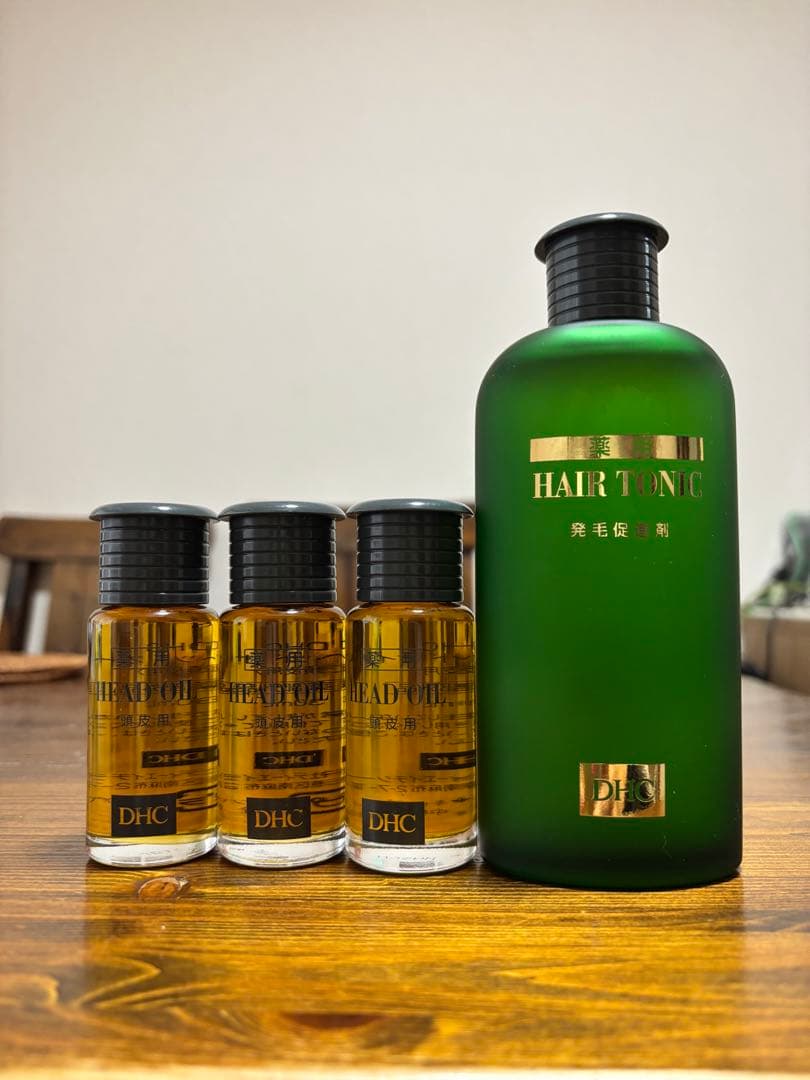 DHC薬用ヘッドオイル×3 ＆ 薬用ヘアトニック×1 計４本セット