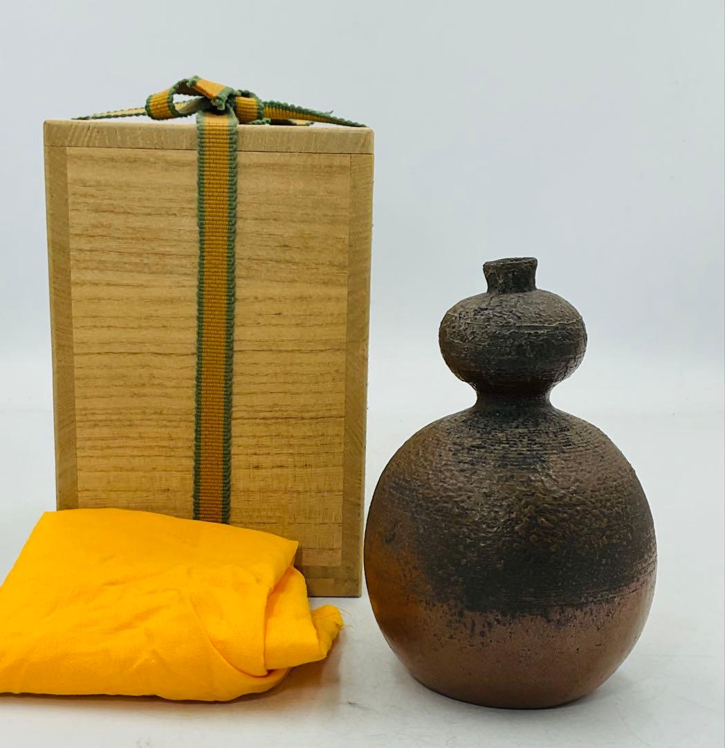 121】◉江戸時代末期 古備前瓢箪徳利 胡麻出来 希少作品 桐箱◉ - メルカリ