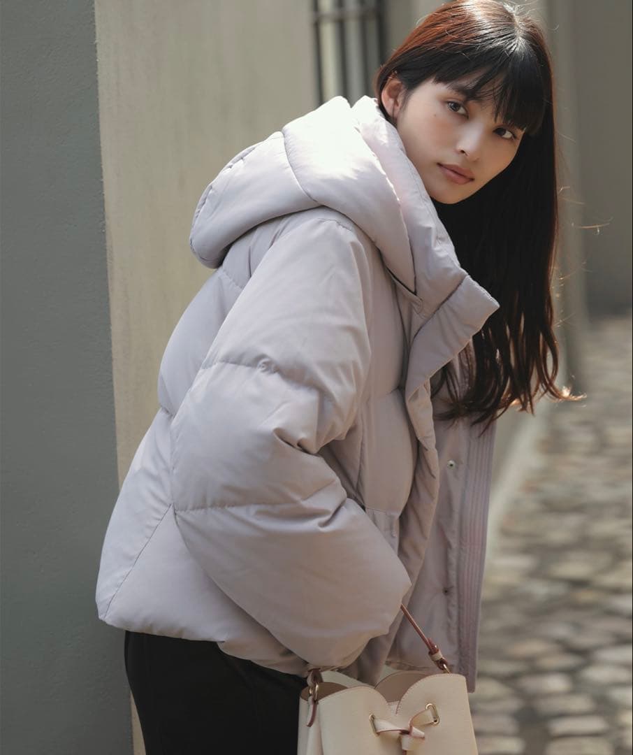 VIS フード取り外し可能軽量ダウンブルゾン/2WAY・撥水加工　ピンク セール】【アウター総選挙3位】フード取り外し可能軽量ダウンブルゾン