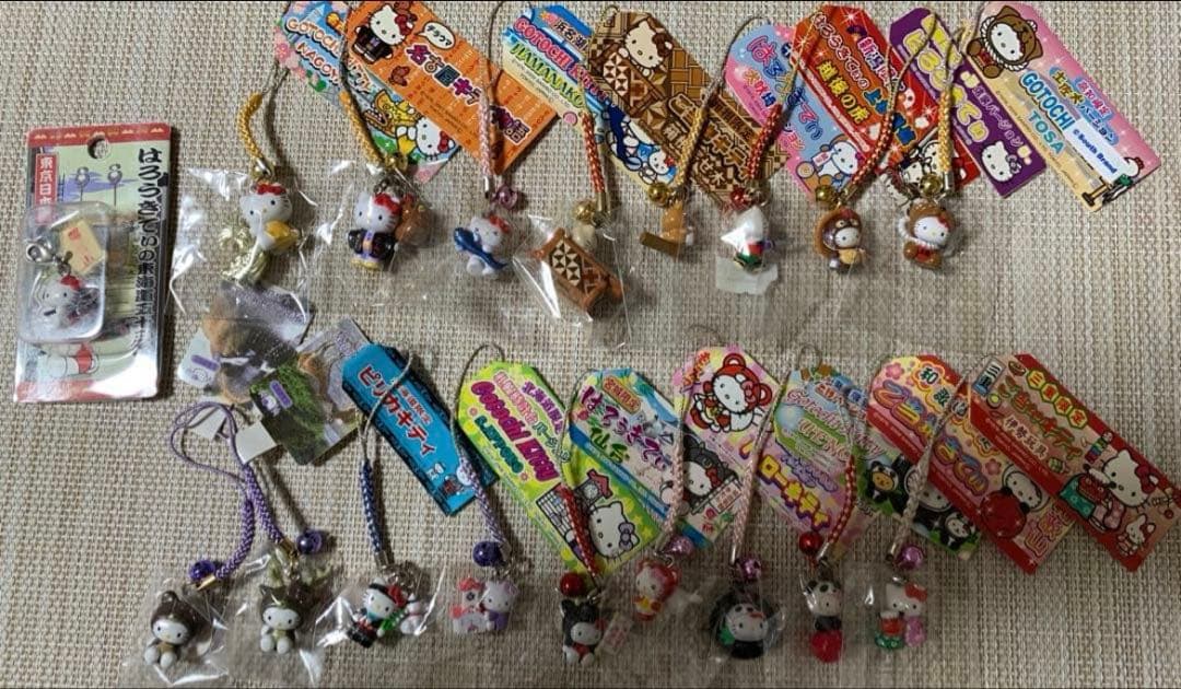 ご当地キティ ストラップ まとめ売り ラスト