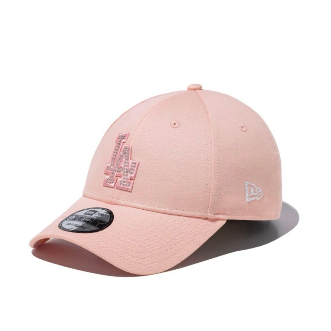 ※公式完売9FORTY Rhinestone ロサンゼルス・ドジャース ピンク