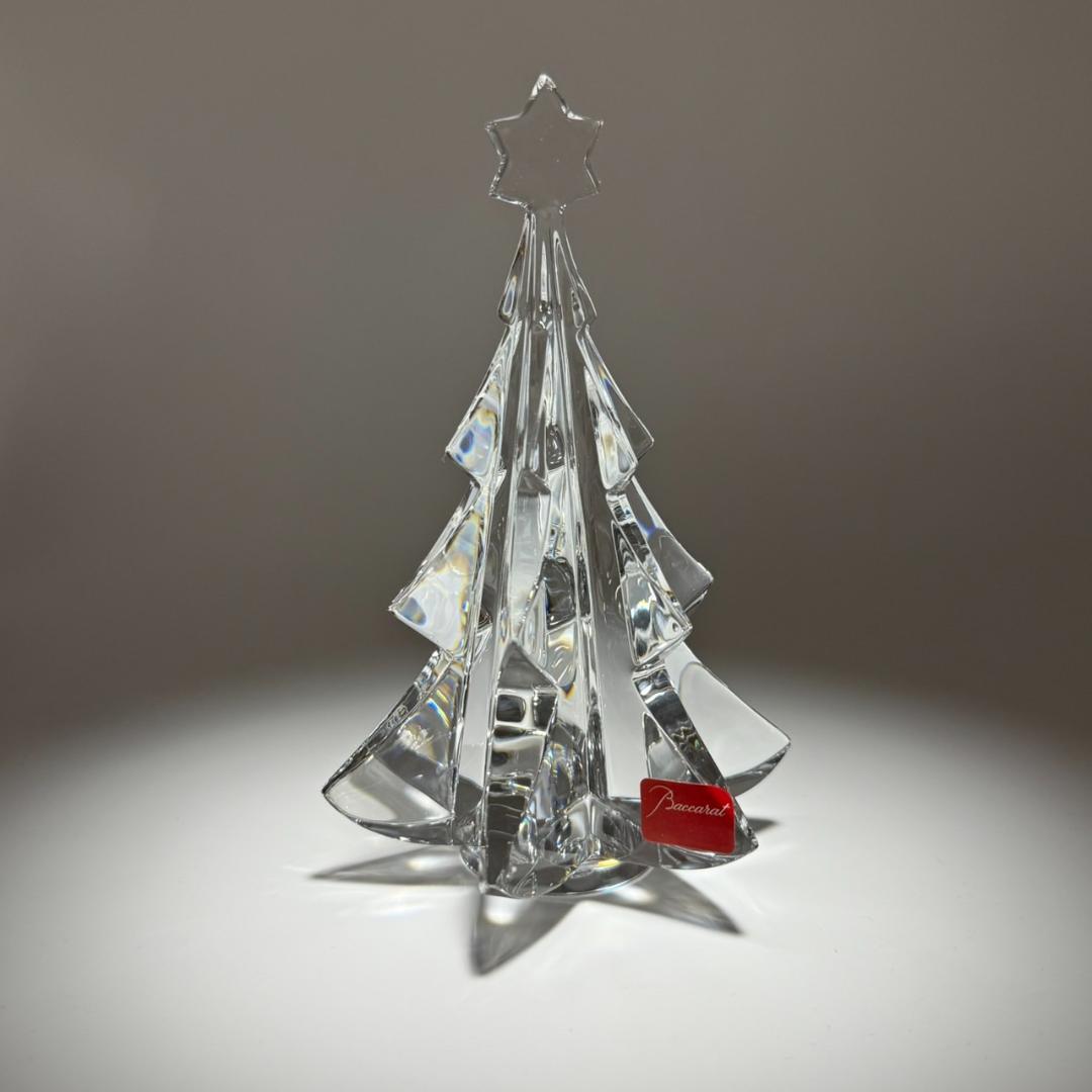 BACCARAT バカラ クリスマスツリー オブジェ クリスタル クリア