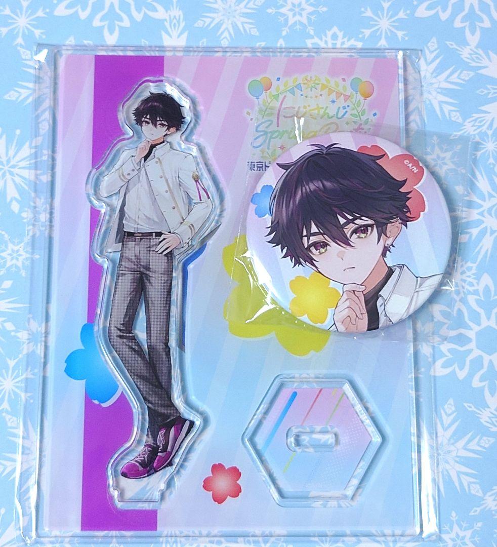 にじさんじ 東京ドームシティ アクリルスタンド 缶バッジ 酒寄颯馬