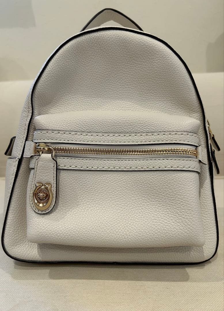 COACH ホワイトレザー リュック