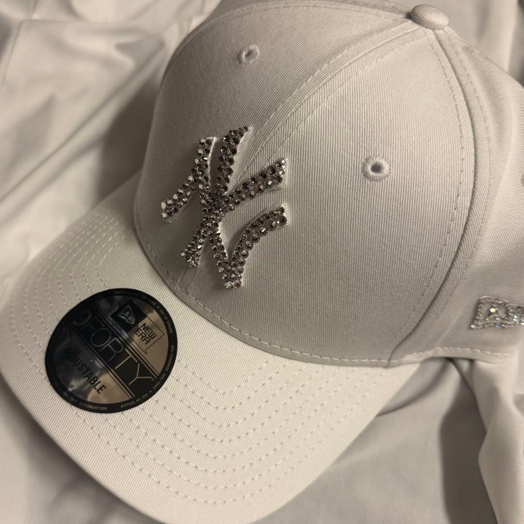 【正規品】NEW ERA 9FORTY ホワイト デコキャップ