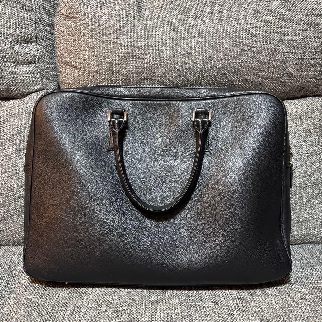 レザー ビジネスバッグ 黒