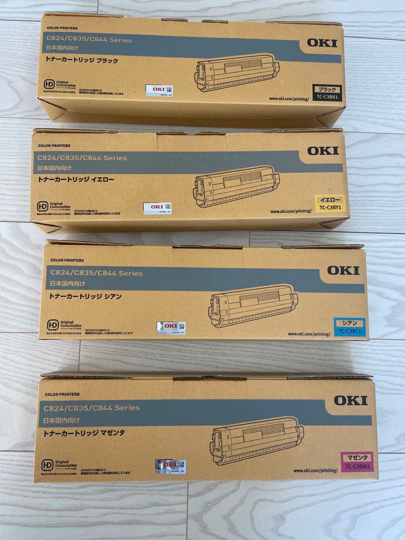 OKI C824/C835/C844 トナーカートリッジ 4個セット