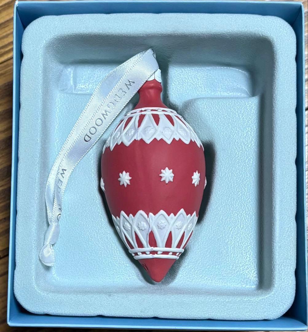 wedgwood ウェッジウッド クリスマスオーナメント 赤 - メルカリ