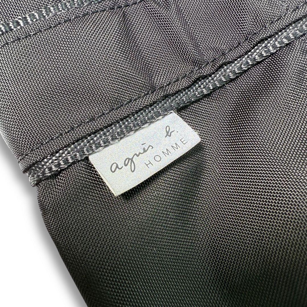 《美品》agnes b. VOYAGE 2way　ボストンバッグ　ナイロン　黒