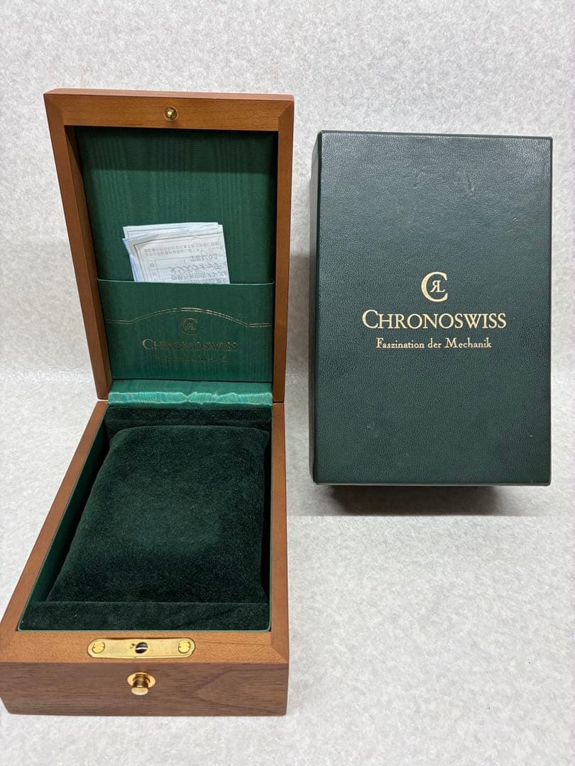 クロノスイス カブリオ CHRONOSWISS 時計ケース 木製