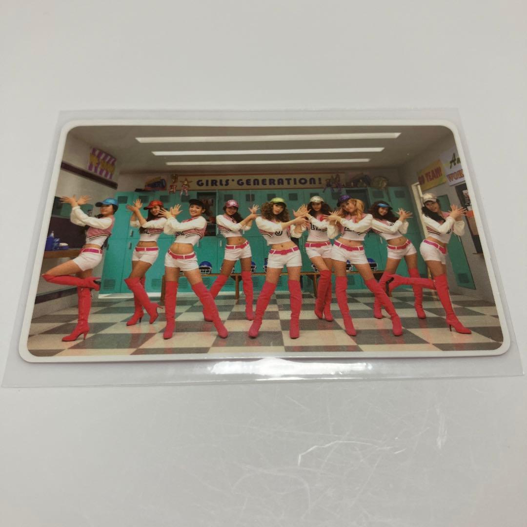 少女時代 oh! 白枠　ピンクブーツ 公式　激レア　トレカ　本物