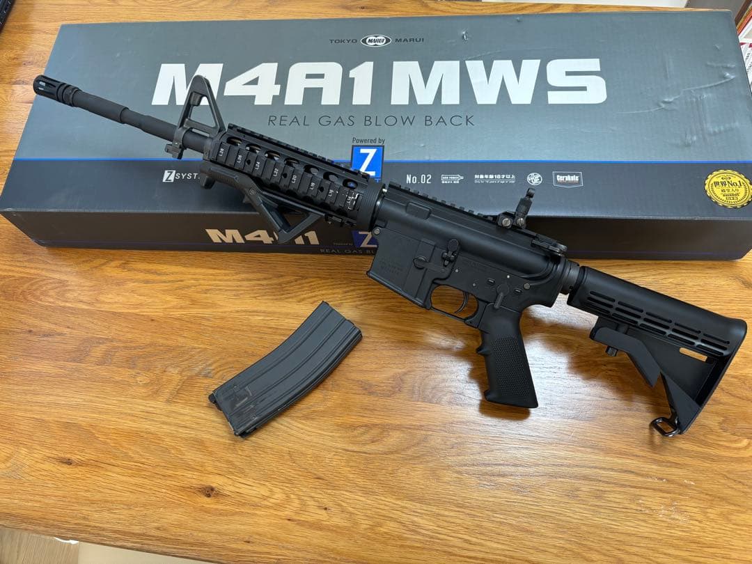 た*き様 M4A1 MWS ガスガン ブラック M4A1 MWS - ガスブローバック マシンガン | 東京マルイ エアソフトガン