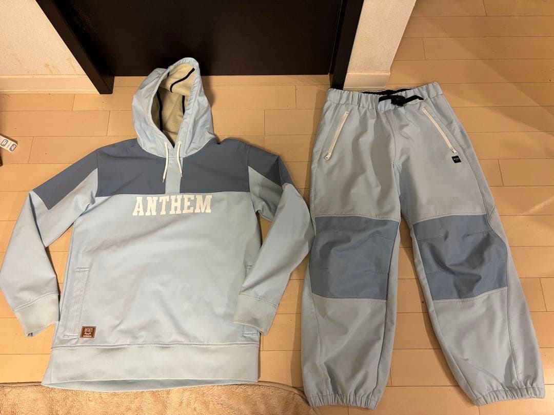 美品 ANTHEM アンセム スノーボードウェア L 上下セット
