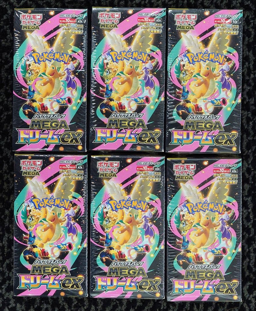 ポケカ MEGA ドリームex 6BOX 新品未開封 シュリンク付き