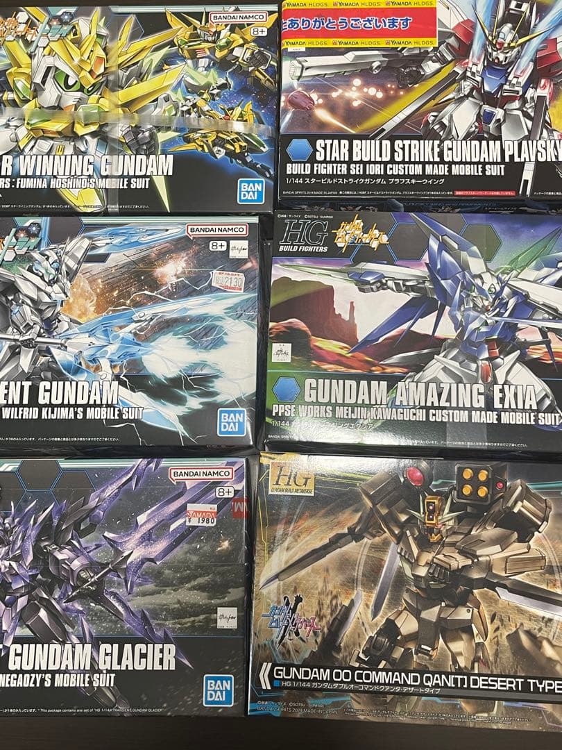 HG ガンプラ まとめ セット 6種 ビルドファイターズ 素組み工程】ビルドファイターズ最初の主役機は支援機とセットでお得