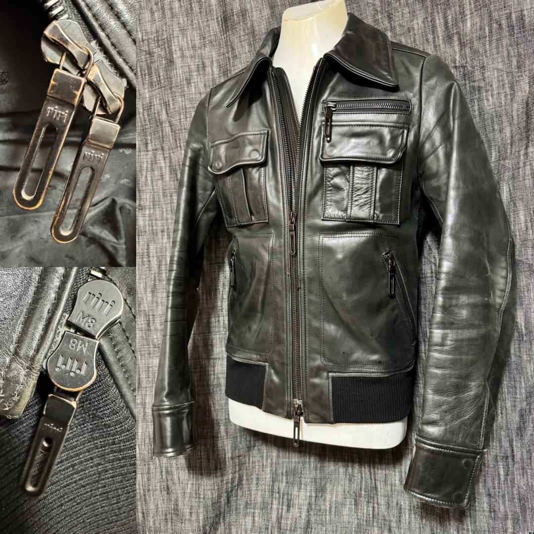 定価110000円 GalaabenD 牛革　レザージャケット　ドメスティック