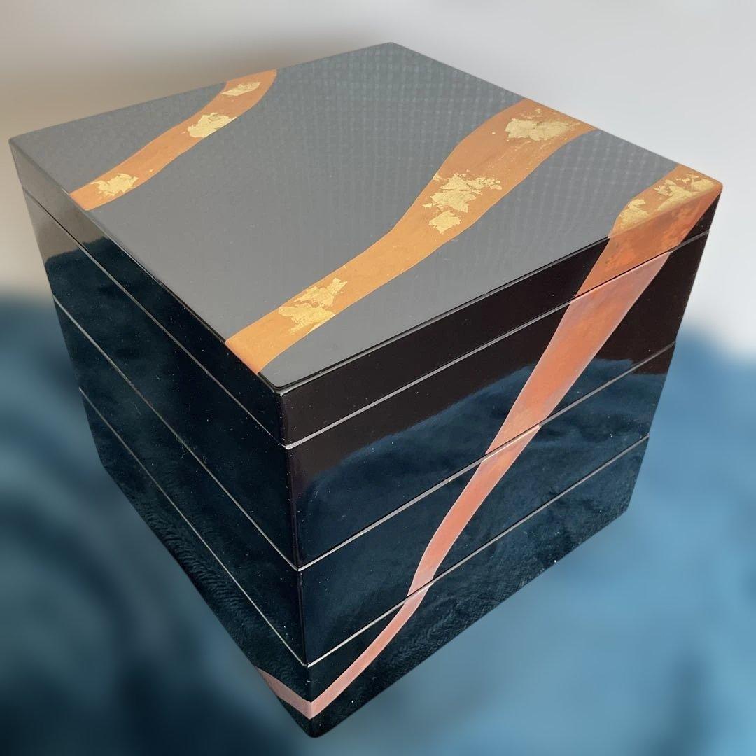 曽根工芸 漆器 6.5三段重箱 流紋 山中漆器 うるし塗装 - メルカリ
