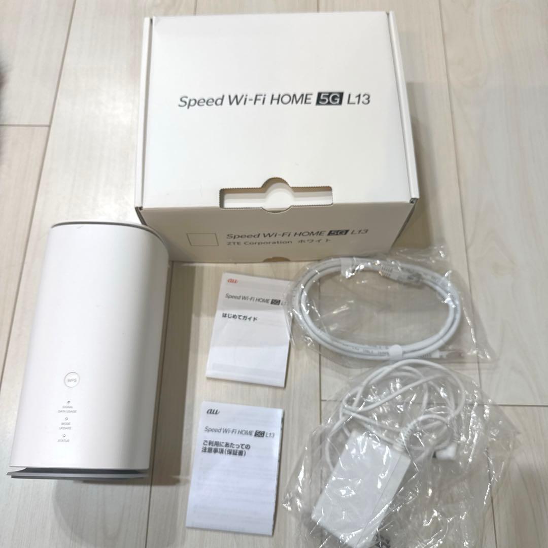 【未使用に近い】ZTE Speed Wi-Fi  5G L13 本体