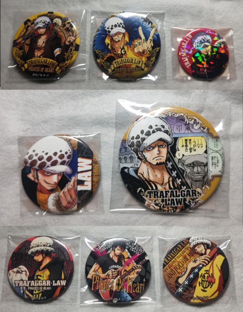 ワンピース　ONEPIECE　ロー　缶バッジ