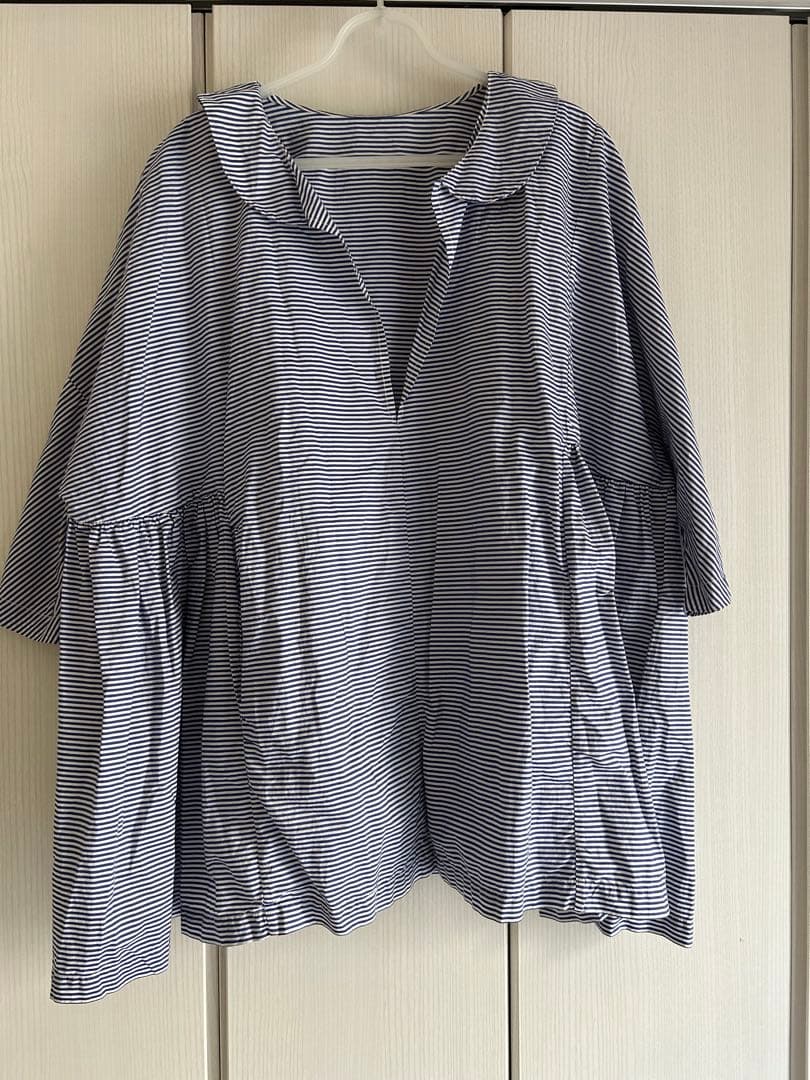 daniela gregis ダニエラストライプ ブラウス