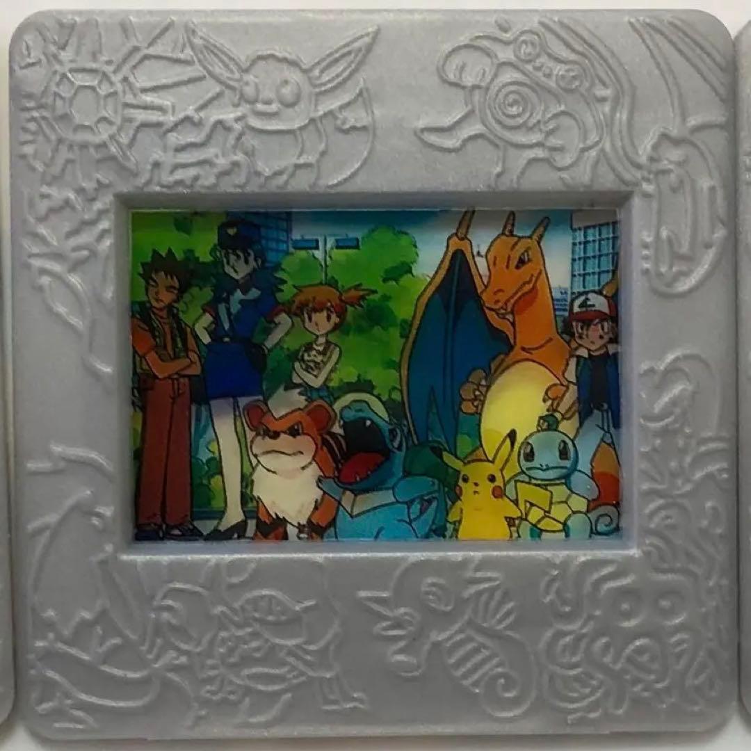 【貴重】 明治 ポケモン ピクチャーフレーム サトシ　ピカチュウ