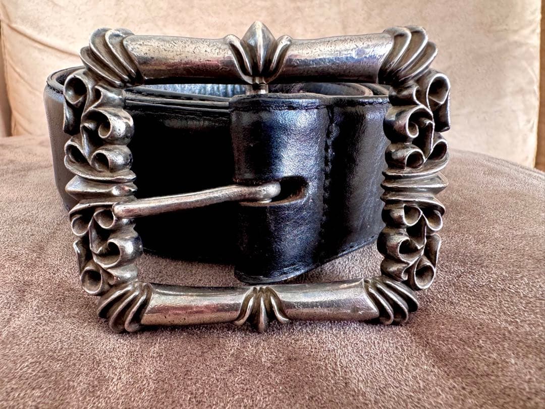 V*様 本物　クロムハーツレザーベルト