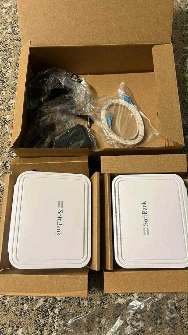SoftBank メッシュWi-Fi LANルーター 2台セット - メルカリ