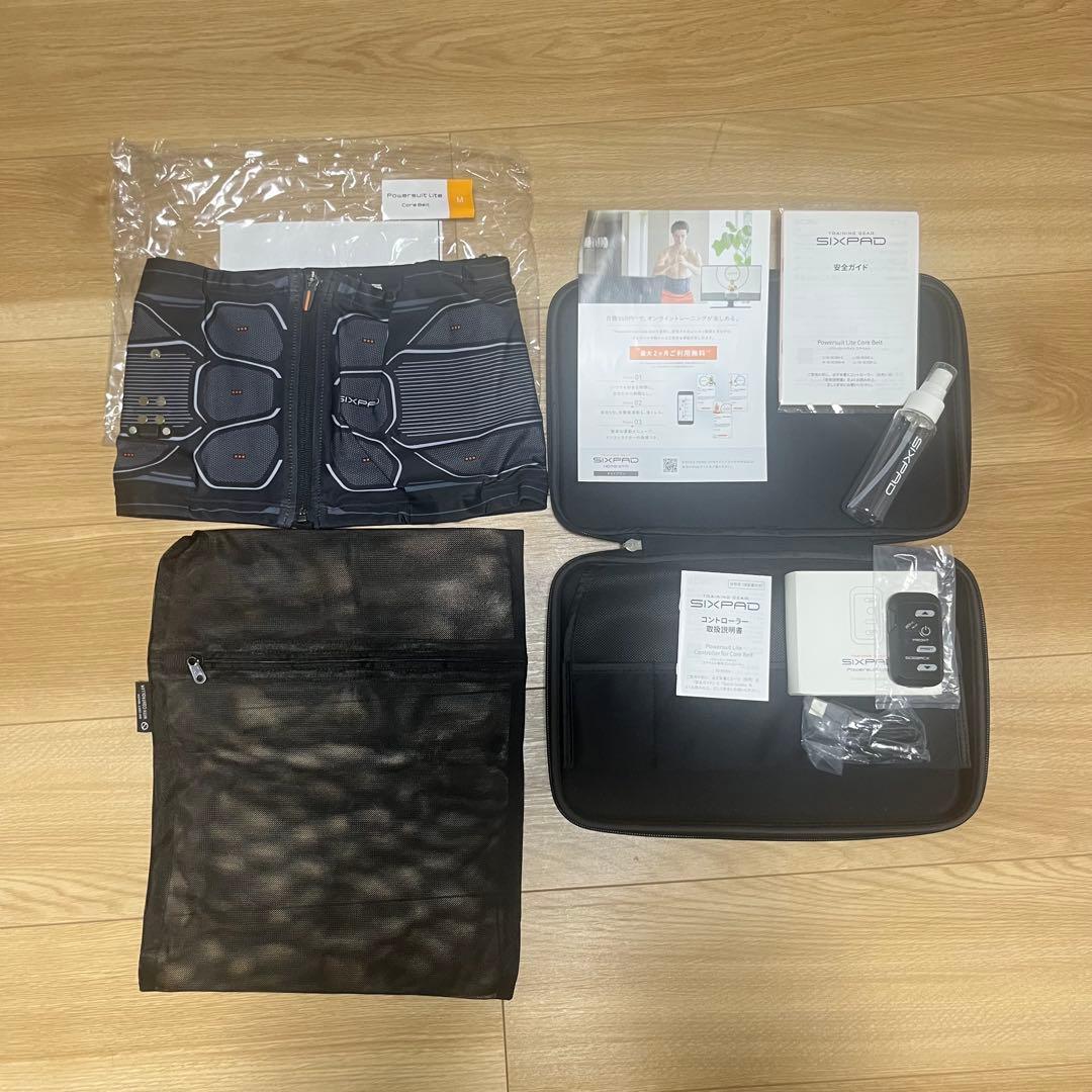 か*ゆ様 【美品】SIXPAD パワースーツライト コアベルト Mサイズ