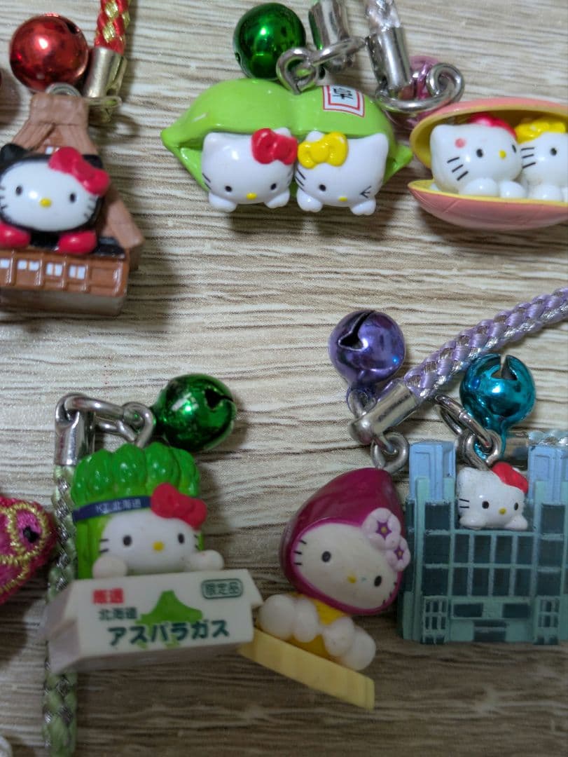 ハローキティ ご当地キティ根付けストラップ 20個 - メルカリ