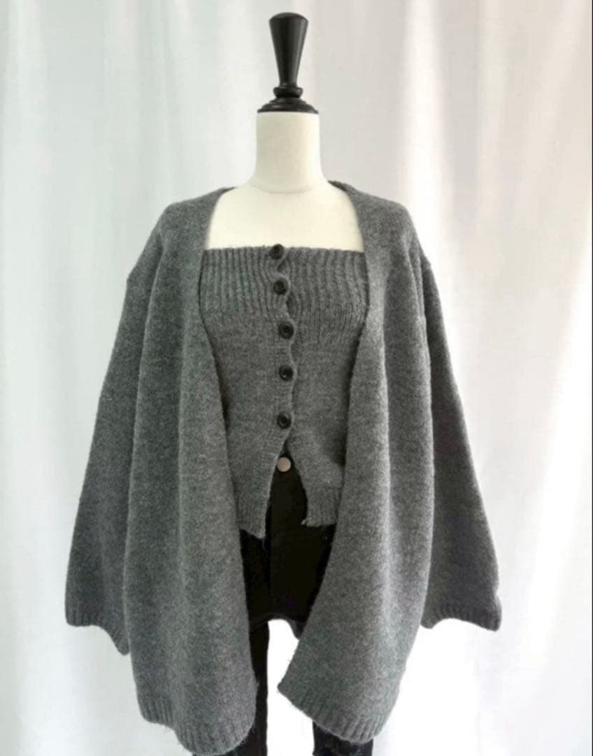 diante ニット カーディガン セット