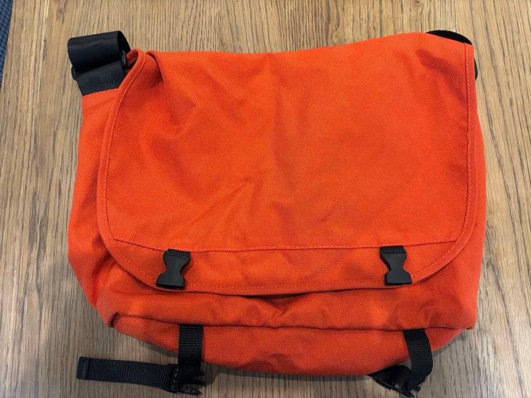 Hervé Chapelier メッセンジャーバッグ オレンジ　エルベ