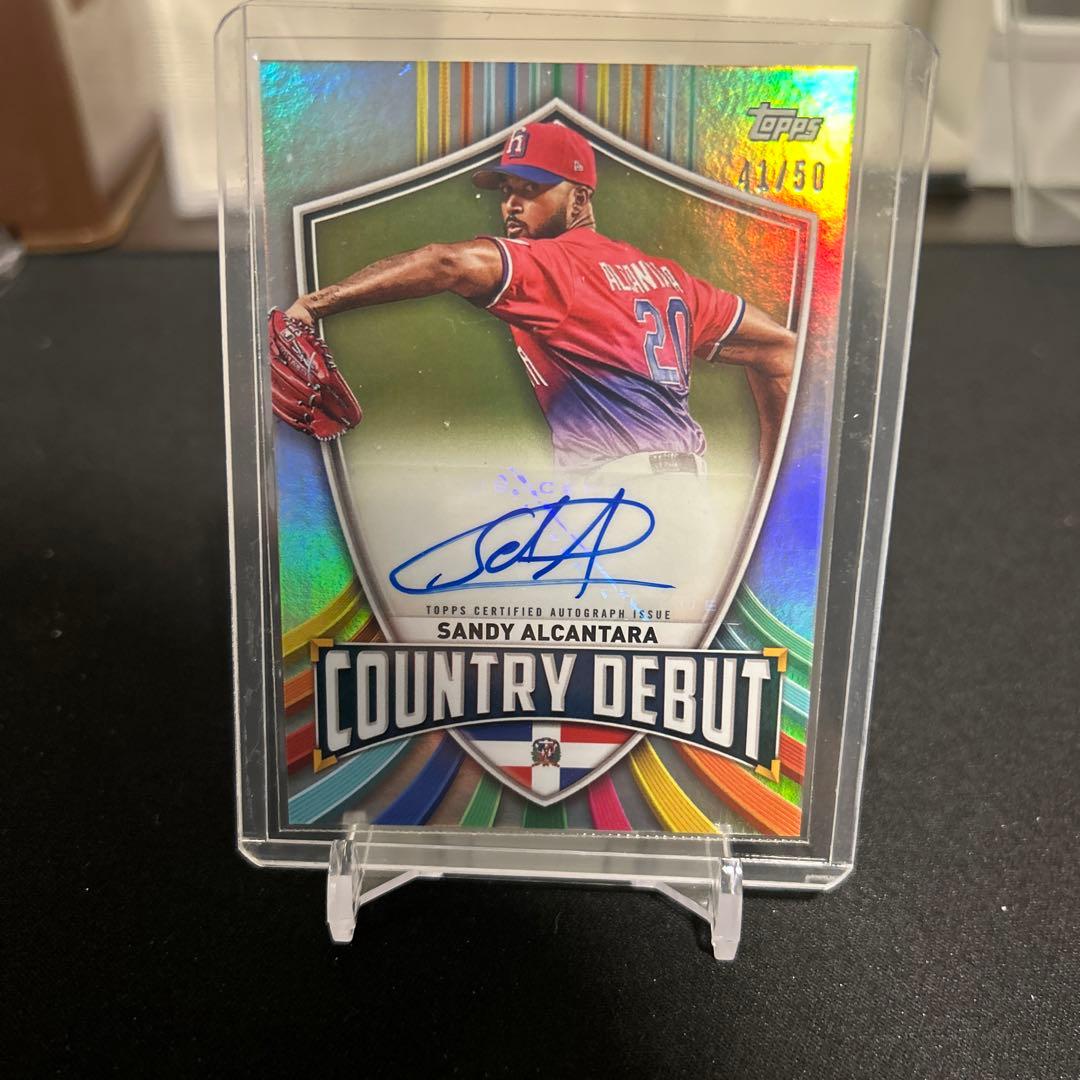 サンディアルカンタラ　直筆サインカード　WBC マイアミマーリンズ ミントモール / MINT 千葉店 / BBM 中日ドラゴンズ 2025 加藤匠馬 直筆