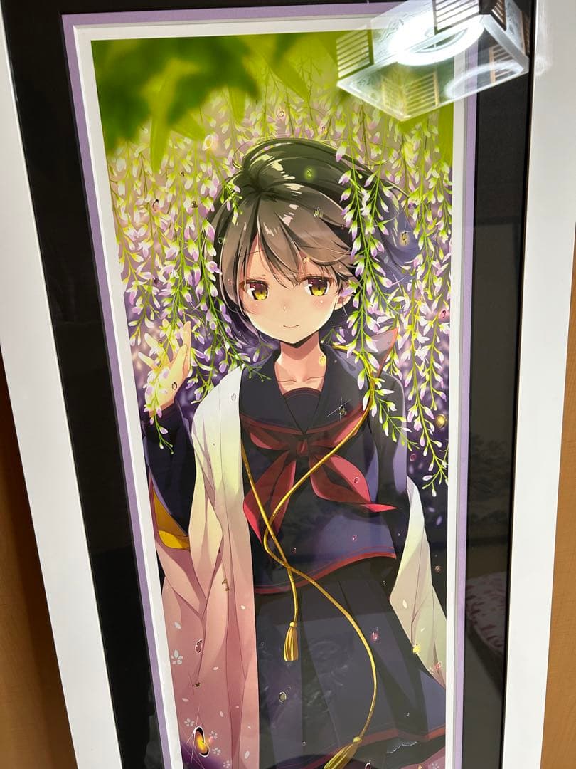 なつめえり 皐月の約束 版画 アールビバン ミクスドメディア 25部限定