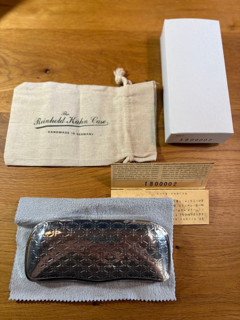 【新品未使用】Reinhold Kuhn（ラインホルトキューン）眼鏡ケース