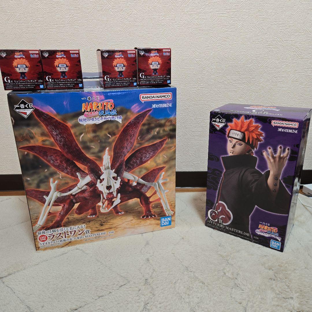 一番くじNARUTO6点セット 一番くじコーナーにて2026年1月～3月発売予定商品が一挙展示